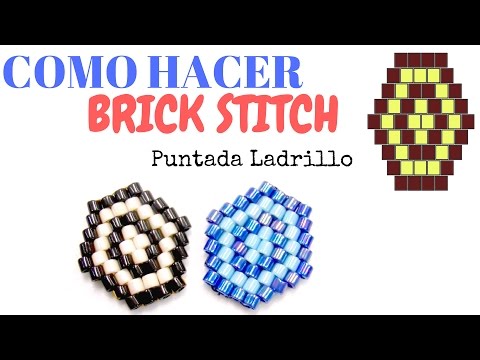Learn How to use Brick Stitch technique with Delica