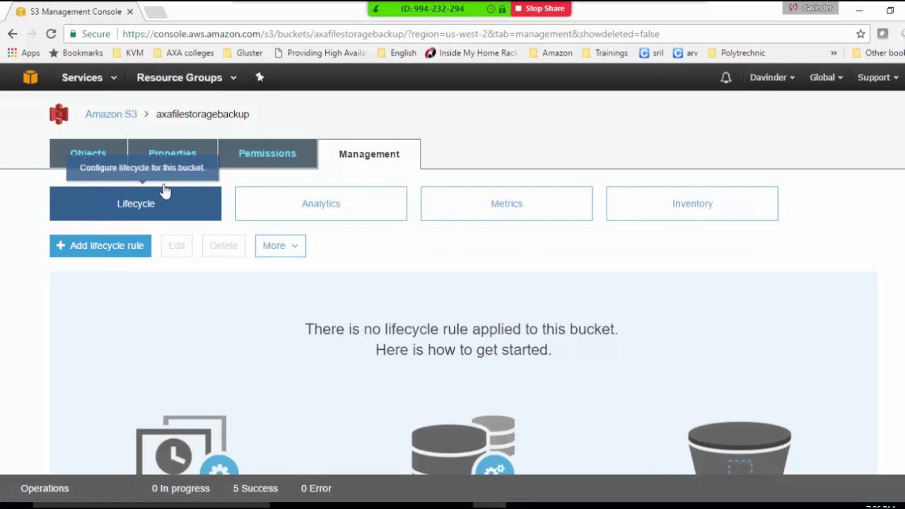AWS Versioning Lifecycle Policy YouTube