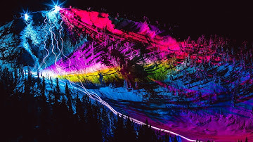 Chris Benchetler and Grateful Dead’s “Fire On The Mountain” Night Segment From Mammoth Mountain