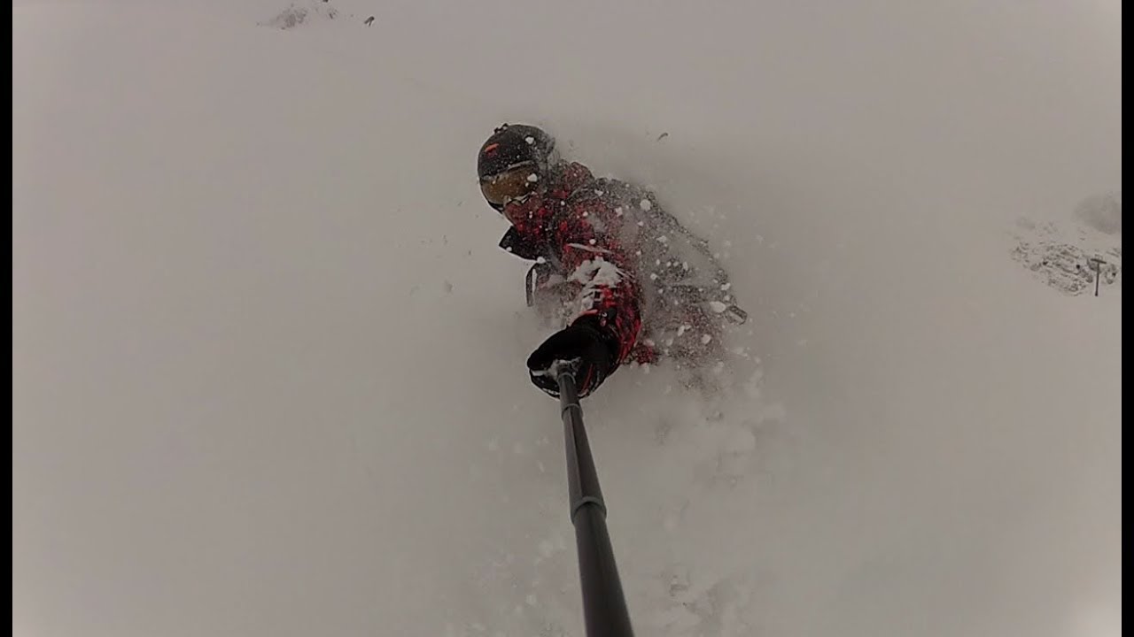 Snowboard Freeride - Powder Addiction #4 - Cauterets powder 2017 - GoPro Hero 2 HD