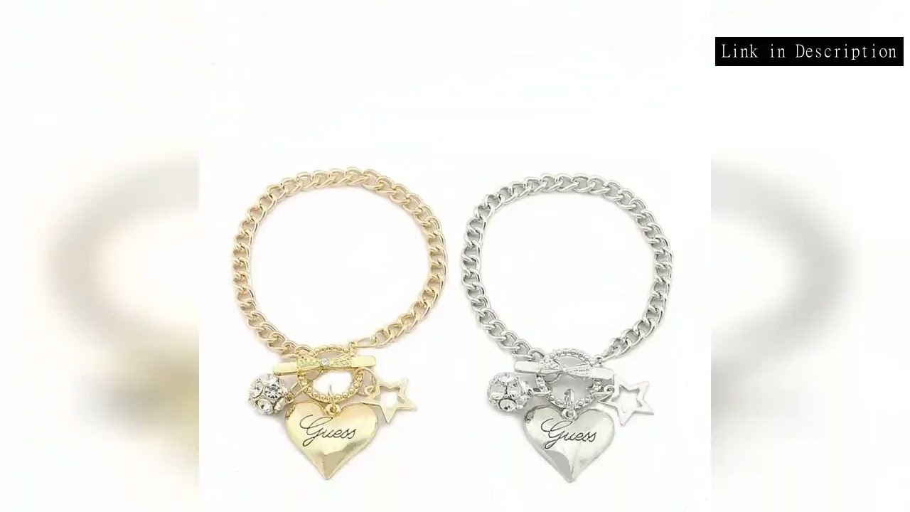 2024 New Arrival Love Heart Charms Bracelets for Women Gold Silver Color Bracelet&Bangle Jewelry Eur