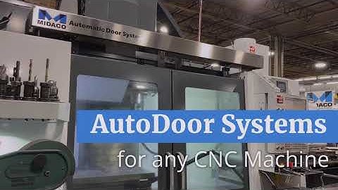 #MIDACO #AutoDoor Opener for #CNC Milling and Turning Centers and Robot #Cobot Applications