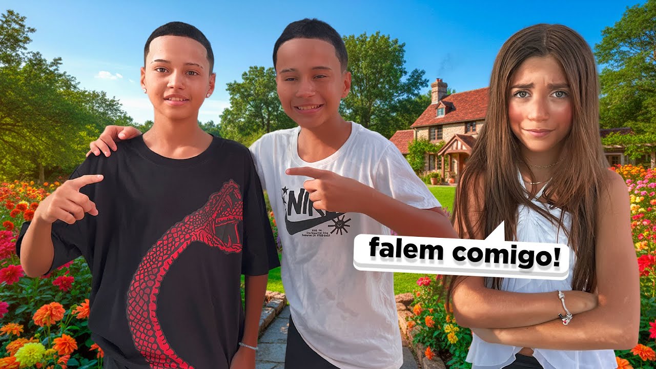 OS GÊMEOS ANTÔNIO E JP FICARAM 24 HORAS IGNORANDO A MELHOR AMIGA SOPHIA 😱 “Antônio e Jp• 