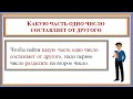 Основные задачи на дроби. Математика. 6 класс.