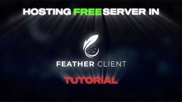 How to host free server in feather client for free !