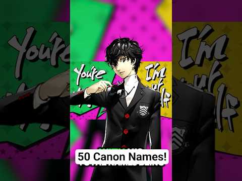 Joker Has 50 Canon Names Atlusfaithful Larrue Lookingcooljoker 