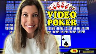 100 PLAY VIDEO POKER SAVED MY BANKROLL 😮 🤑 and SLAMMIN' MULTIPLIERS VIDEO POKER screenshot 5