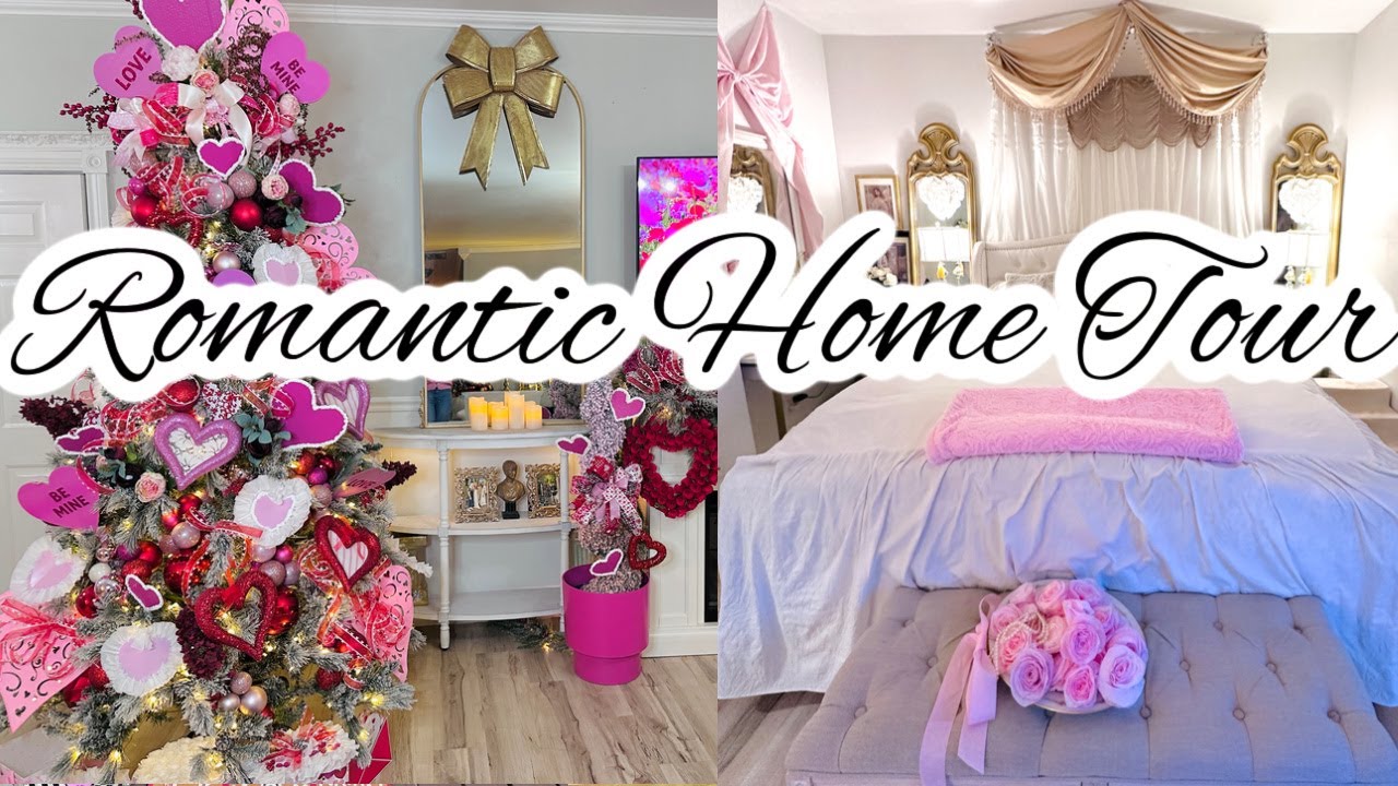 💖((New!!)) ROMANTIC HOME TOUR~ VALENTINE'S DAY!! 💖Olivia's Romantic Home DIY