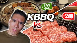 Eating at the Cheapest KBBQ vs Most Expensive in Las Vegas 🥩🔥