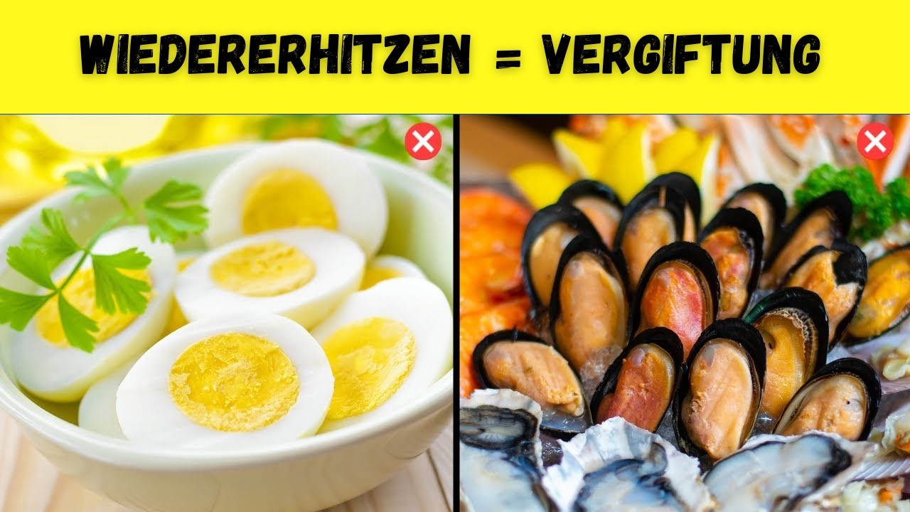 **10 Lebensmittel, die du niemals aufwärmen solltest!**