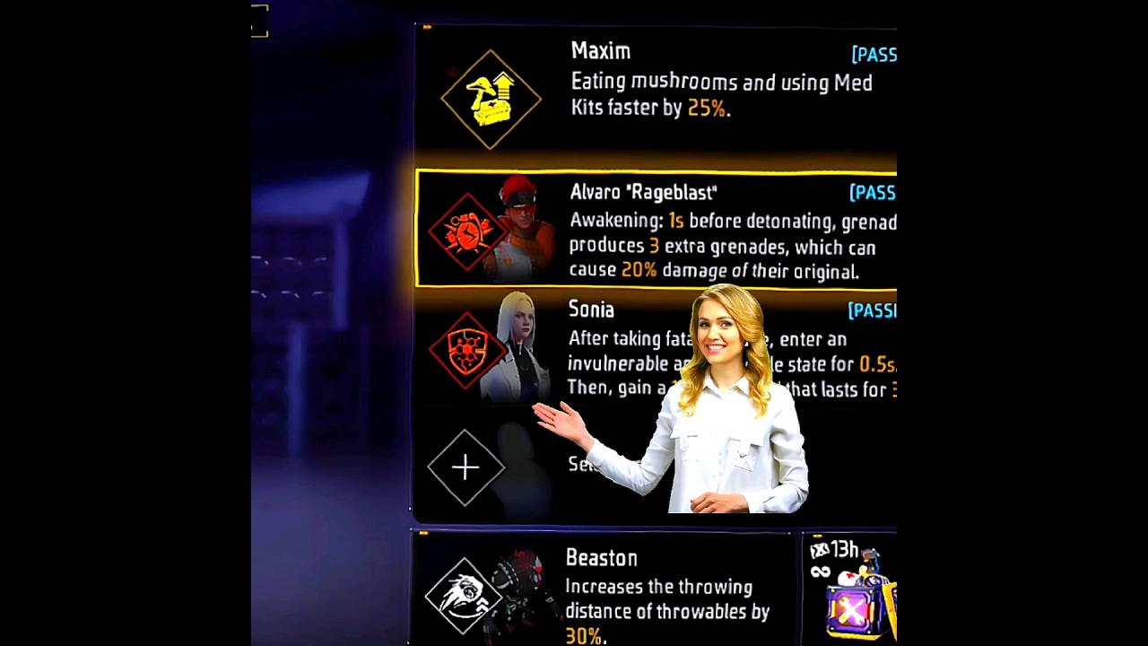 POWER OF DIMITRI & ALVARO CHARACTER IN FREE FIRE 