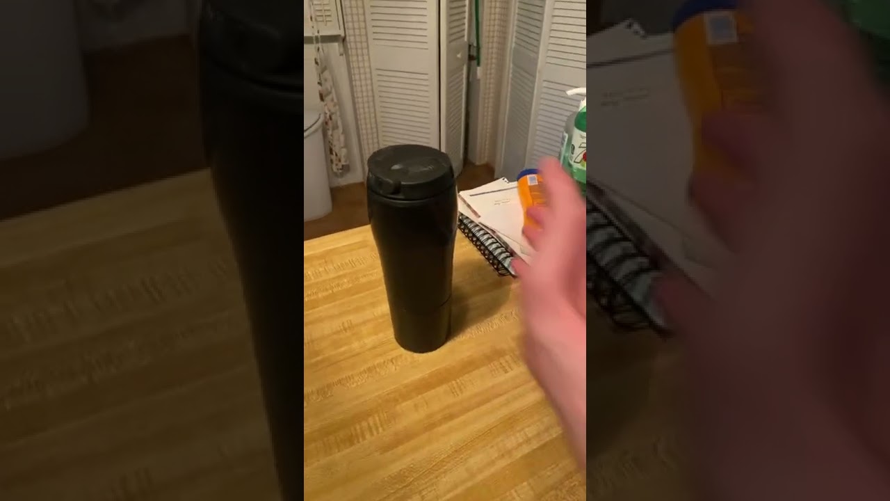 Testing the unspillable cup