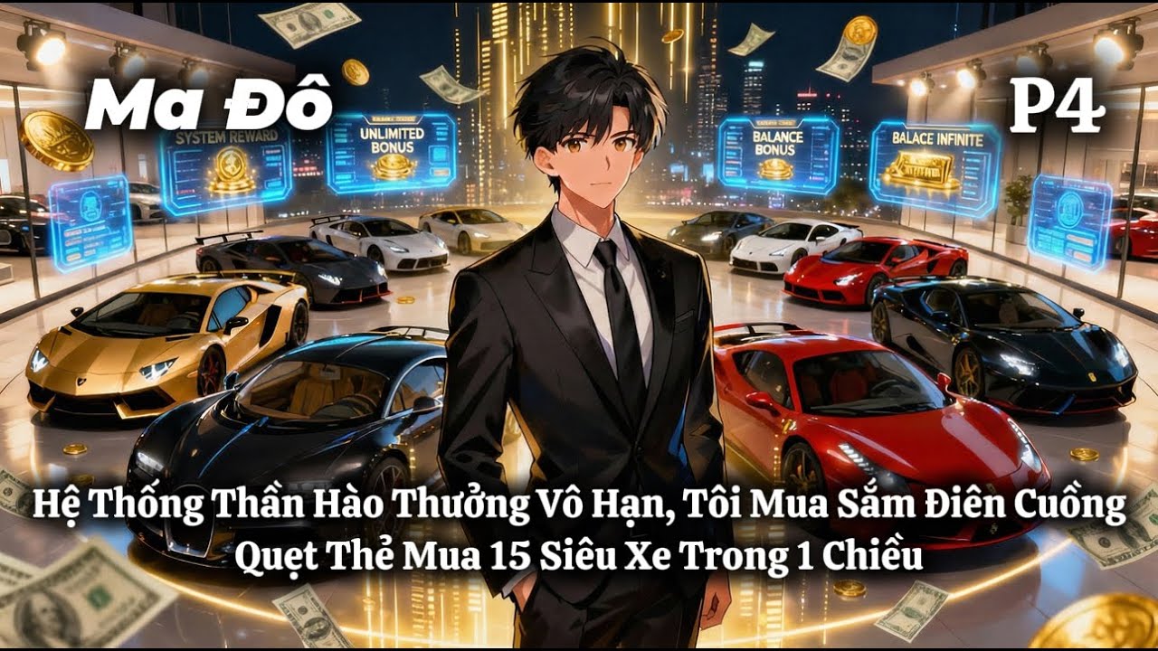 Hệ Thống Thần Hào Thưởng Vô Hạn, Tôi Mua Sắm Điên Cuồng, Quẹt Thẻ Mua 15 Siêu Xe Trong 1 Chiều | P4