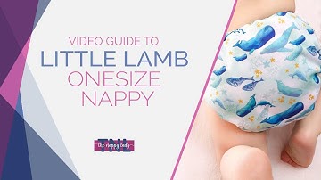 Little Lamb Onesize Nappy Video Guide - The Nappy Lady