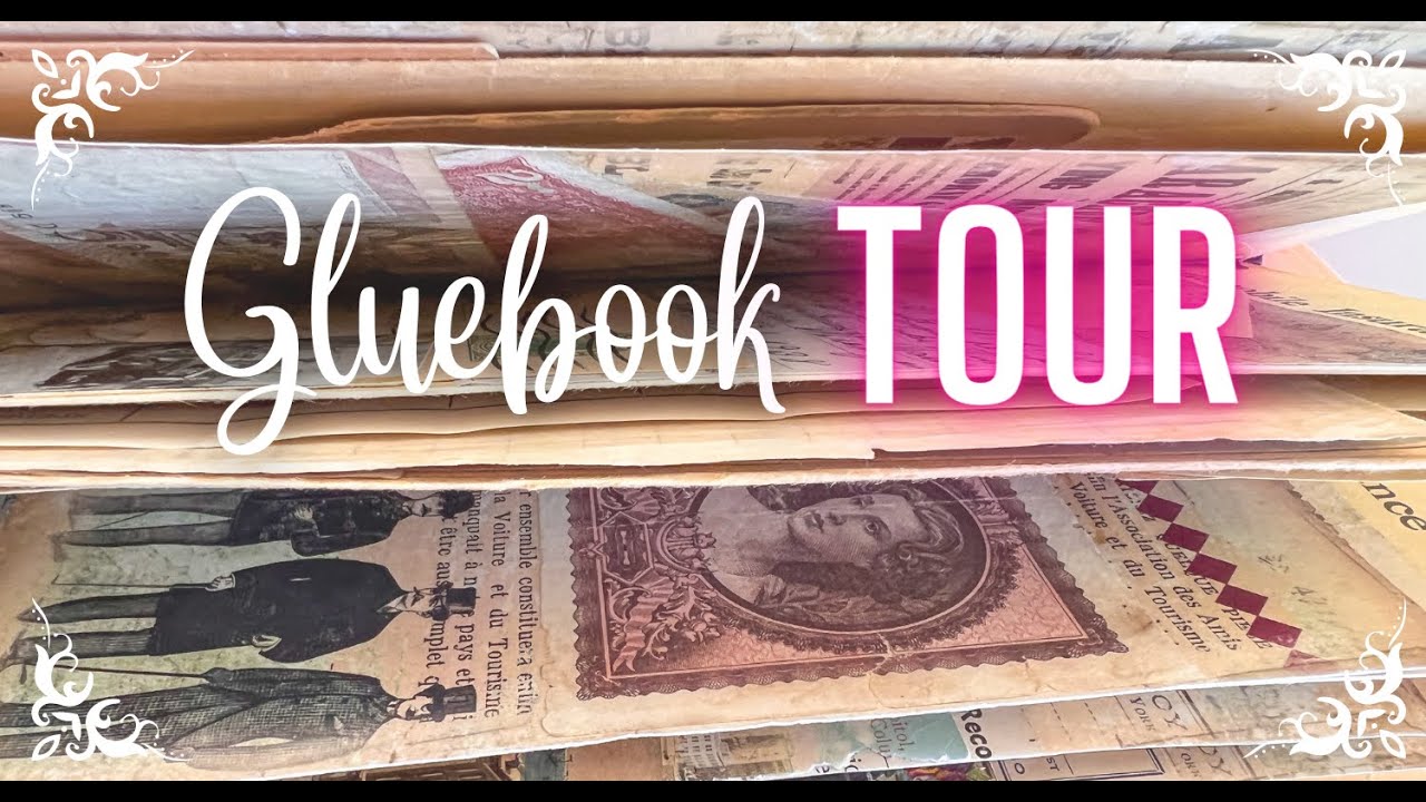 Обзор Gluebook — мои любимые альбомы для коллажей.