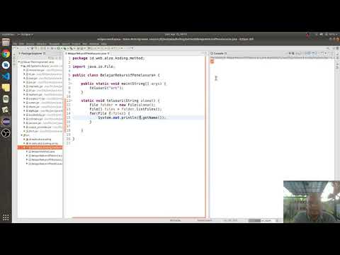 Pemrograman Java: Method Bagian 08 - Rekursif, penelusuran pada folder/directory