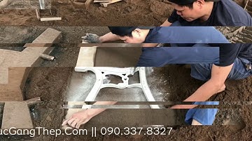 Nhận đúc ghế gang công viên theo bản vẽ và hình ảnh