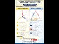 Three phase delta and wye connection formulas #electrical #shorts