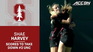 Stanford's Shae Harvey Scores To Take Down #2 UNC