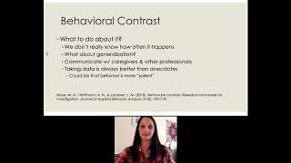 Behavioral Contrast