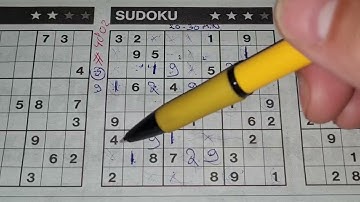 Tuesday. Bonus Extra edition. (#4802)  Three Stars Sudoku puzzle.  07-05-2022 Extra part 1 of 4