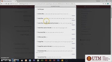 UTM e-Learning | Student Assessment Using Assignment