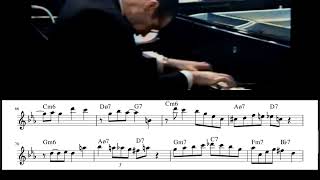 How Deep is the Ocean - Bill Evans Solo Transcription from Jazz625