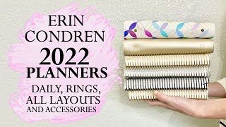 ERIN CONDREN 2022 Planners! DAILY + ALL WEEKLY LAYOUTS + RINGS