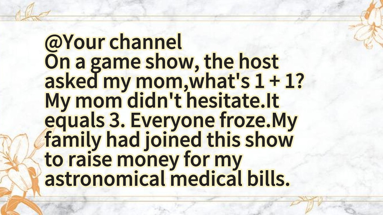 В телеигре ведущий спросил мою маму: