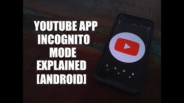 How To Enable Incognito Mode on Youtube App(Android); Youtube Incognito Mode Explained 2018
