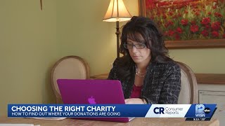 Consumer Reports: Choose the right charity