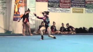 Gymnastics - Floor Exercise - Level 6 - Ready, Set, State Competition - 10April2016