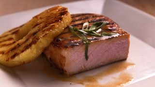 #Pork Please Grilled Pineapple Miso Pork Chops