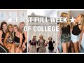 COLLEGE WEEK IN MY LIFE // first full week of class