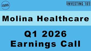 Molina Healthcare Q1 2026 Earnings Call | Adjusted EPS Of $2.35 Beats On Strong Medicare Performance