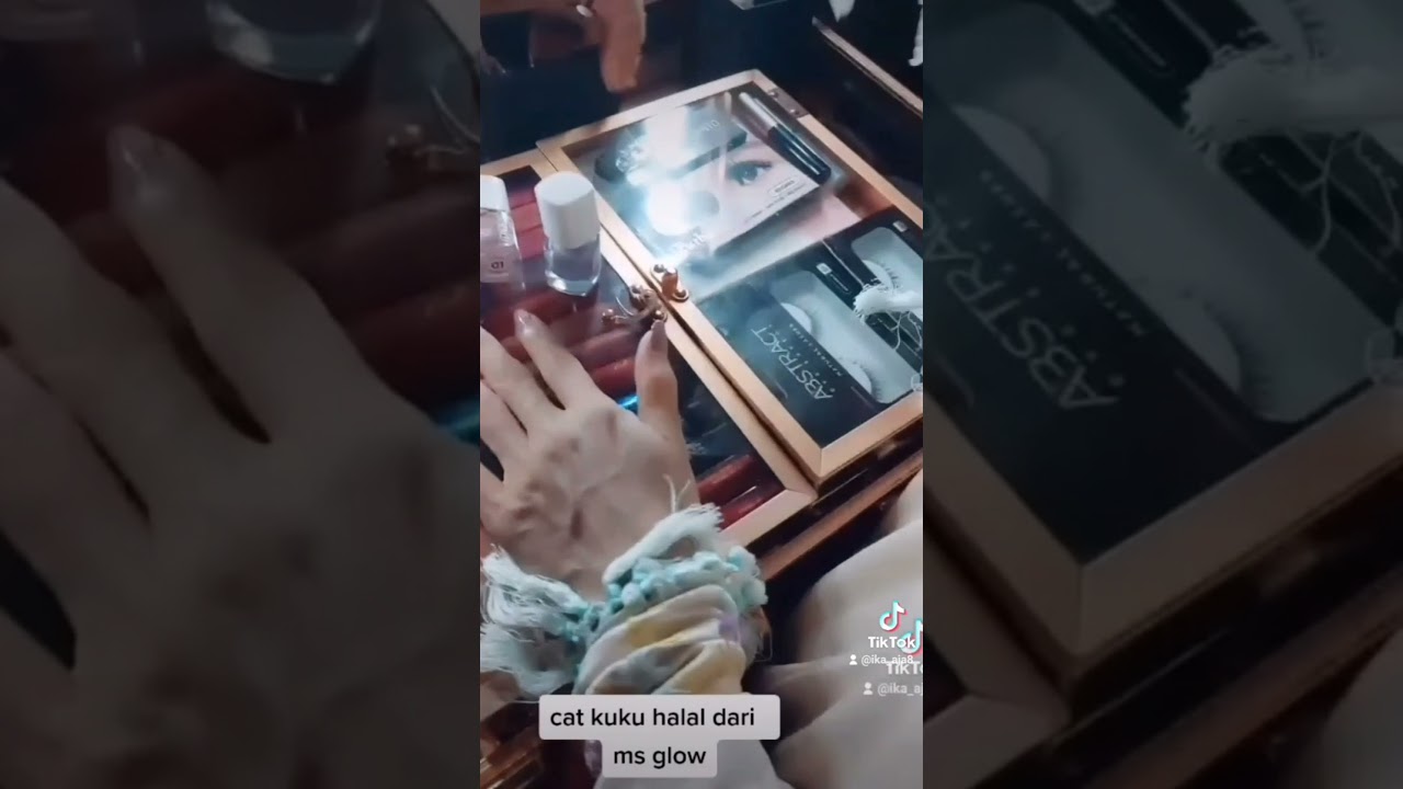 kutek cat kuku halal dari Ms glow
