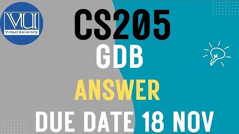 CS205 Information Security GDB Solution Fall 2025 |VU Pakistan
