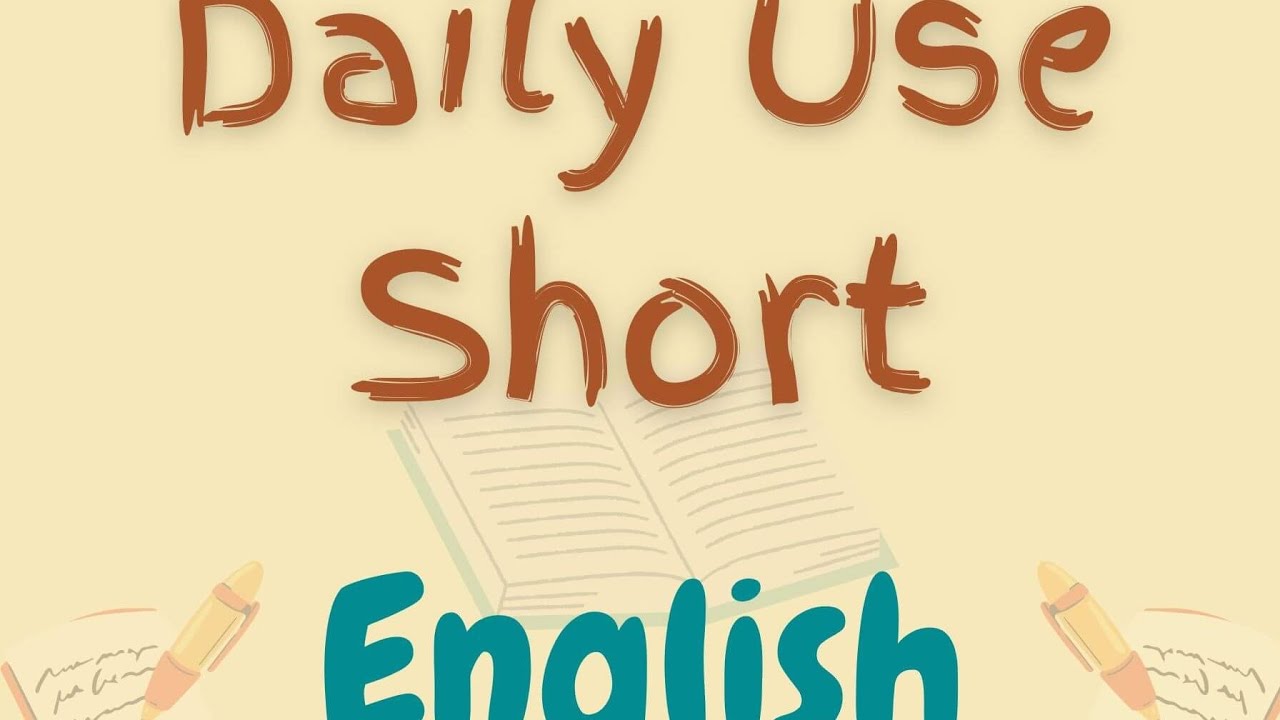 Daily Use Basic Short English Sentences anandsir1988 YouTube
