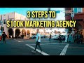 My 3 Steps To $100k Agency