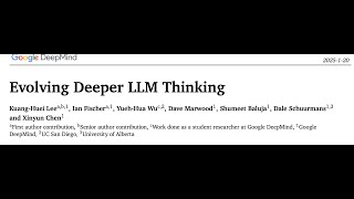 Famous [QA] Evolving Deeper LLM Thinking Profile