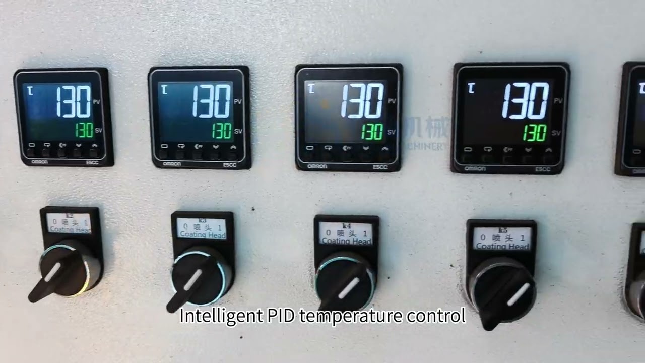 Hot melt adhesive coater for clothing