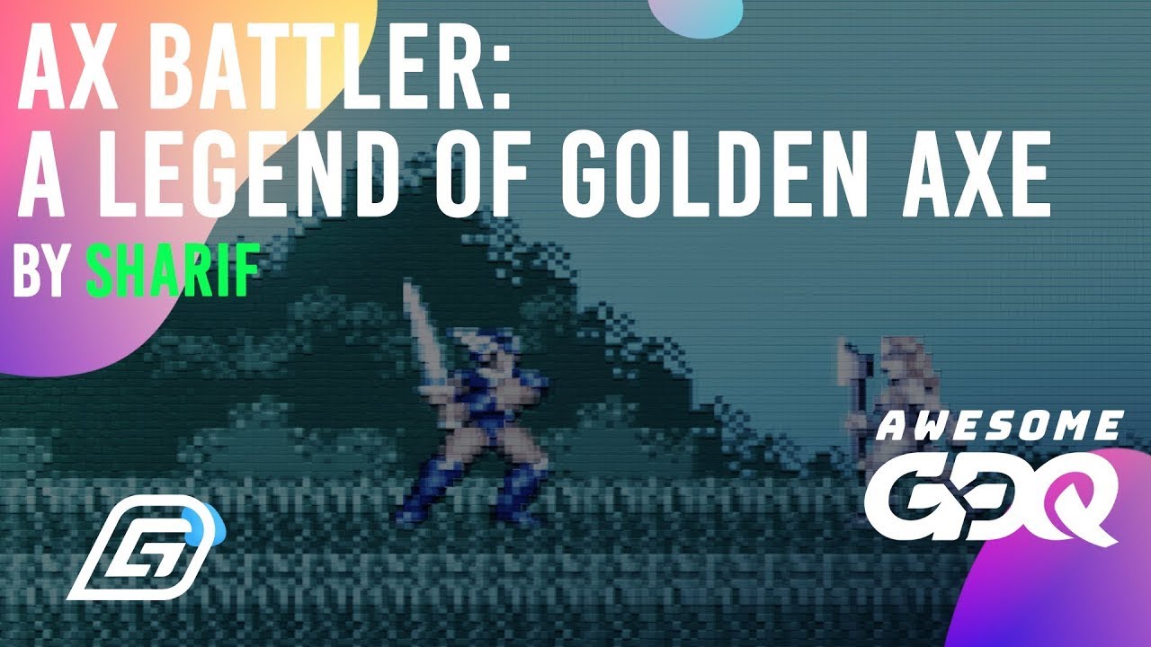 [GER] AGDQ 2023 Ax Battler: A Legend of Golden Axe 100% von sharif