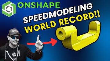 TooTallToby SPEEDMODELING in Onshape – New WORLD RECORD - 1min 35sec
