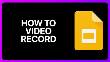 How To Video record On Google Slides Tutorial