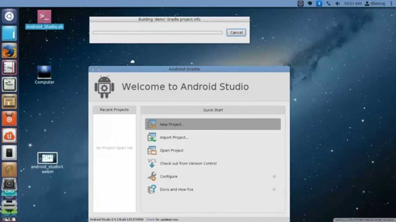 installing android studio ubuntu