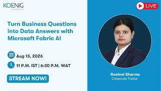 Turn Business Questions into Data Answers with Microsoft Fabric AI