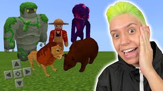 JOGUEI A CÓPIA DO MINECRAFT REALISTA COM MONSTROS ASSUSTADORES!!