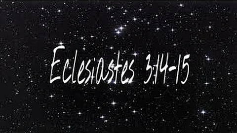 O que vem de Deus dura para sempre?