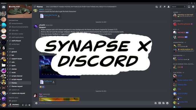 How to join the Synapse X Discord Server (Method 1) 