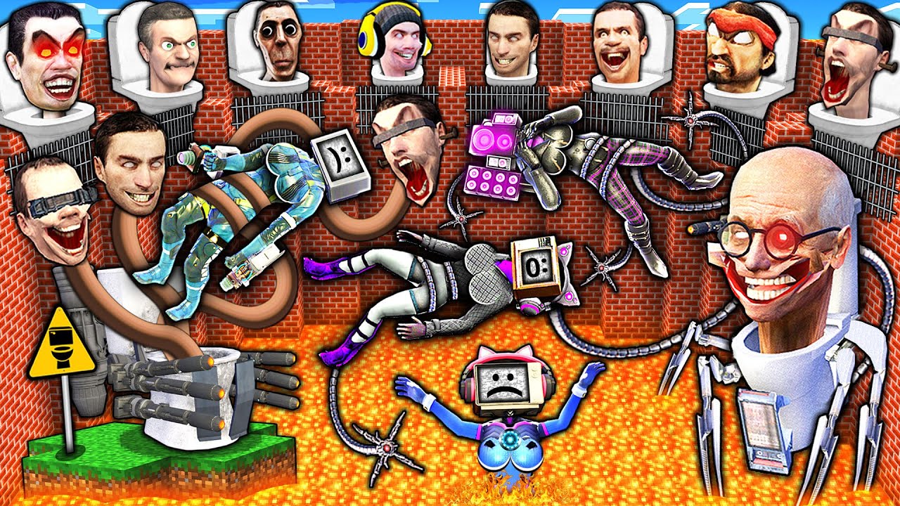 СHOOSE which TV WOMAN to SAVE from SKIBIDI TOILET vs CAMERA & SPEAKER MAN in MINECRAFT animation